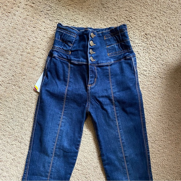 New Authentic Colombian High Waist Butt Lifting Levanta Cola Jeans COL 6 / US 1 - Picture 5 of 6